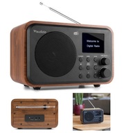 Domáce kancelárske rádio DAB+ FM BT USB dobíjacie