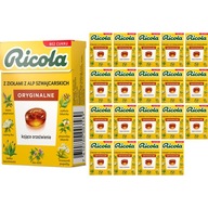 20x bylinkové cukríky Ricola originál 27,5g