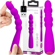 VIBRATOR flexibilný vaginálny a análny masér USB