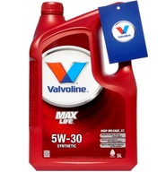 VALVOLINE MaxLife 5W30 C3 MAX LIFE DPF BMW LL04 5L