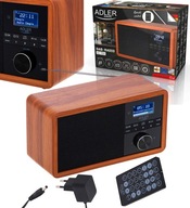 DAB+ FM sieťové rádio Adler AD 1184 BT 5.0 15W