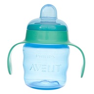 PHILIPS AVENT STRIEBORNÝ HRNČEK S RÚČKAMI 6M+ MODRÁ.