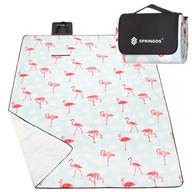 PLÁŽOVÁ CAMPING PIKNIKOVÁ DEKA 130x170 FLAMINGO MAT