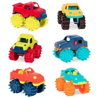 B.Toys Súprava 6 Thunder Monster Trucks na hru a piesok