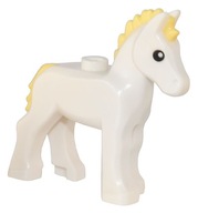LEGO 82445pb02 HORSE ŽREBNÝ PONY biely NOVINKA (4g)