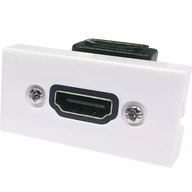 HDMI modul Zlatý konektor 22,5x45 uhl