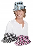 POP STAR HAT PINK CHECKED 04186