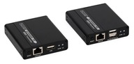 Prevodník krútenej dvojlinky HDMI na UTP cat.6 HDMI+USB-EX-70