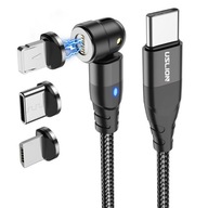 MAGNETICKÝ KÁBEL 2M RÝCHLE NABÍJANIE 3A USB C PD