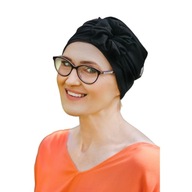 Kama turban, čierny, tiež po chemoterapii