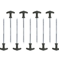 STANOVÉ KOLÍKY 10 ks. MIKADO na stan, dáždnik SKRUBOVANÉ štipce 30cm