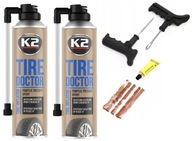 K2 TYRE DOKTOR 500ML x2 + SADA NA OPRAVU PNEUMATÍK