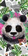 Plážová osuška ANIMAL PANDA 70x140