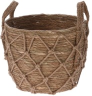 KOŠÍK SPLETOVANÝ HRNIEC BOHO 25 CM