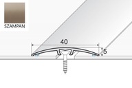 Prahová lišta 40mm A64 EFFECTOR Šampanské 180cm