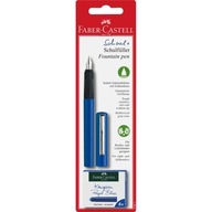 Školské plniace pero Faber-Castell – modré M