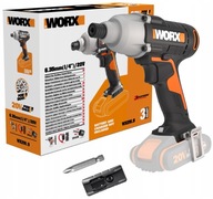 Rázový uťahovák WORX WX219.9 170Nm s LED 20V