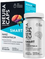 Bio Medical Pharma Neuracaps Inteligentná pamäť a koncentrácia 50 kapsúl.