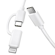 Kábel USB C na lightning Kábel USB C na USB C 2m 2