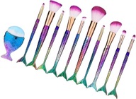 SADA BRUSH SET 11 KS MERMAID TAIL LEVER Profesionálny efekt Rýchlejší make-up