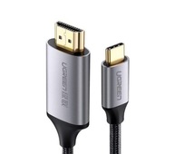 Kábel UGREEN MM142 HDMI na USB-C 4K kábel 1,5 metra Čierny