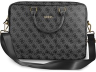 GUESS 4G Uptown 15-palcová taška na notebook sivá