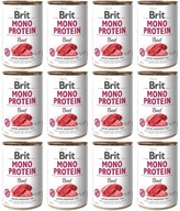 Brit Mono Protein Hovädzie 12 x 400 g