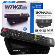 Tuner pozemnej televízie DVB-T T2 WIWA H.265 HEVC MPEG-4 TXT LITE