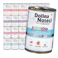 DOLINA NOTECI PREMIUM JUNIOR MOKRÉ KRMIVO PRE ŠTEŇATÁ MIX 4 PRÍCHUTÍ 24x400g