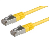 LAN S/FTP Cat.6 RJ45 sieťový kábel, žltý, 7 m