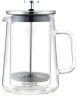 Pohár PISTON VAROVAČ NA ČAJ Bylinky KÁVA French Press 600ml 7685