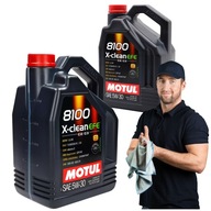 MOTOROVÝ OLEJ 5L MOTUL 8100 X-CLEAN EFE 5W-30 SYNTETICKÝ PRE MOTOR