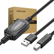 UGREEN AKTÍVNY KÁBLOVÝ ADAPTÉR USB-A NA USB-B 2.0 TLAČIARNE SKENER 15M