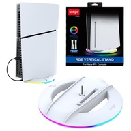 Vertikálny stojanový stojan s RGB osvetlením pre Sony PlayStation PS5 Slim