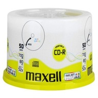 Maxell CD-R 700MB 80min Potlačiteľná torta 50ks