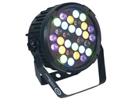 LIGHT4ME Black Par 30x3W RGBA-UV LED reflektor