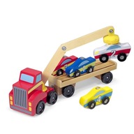 Drevený príves s výťahom od Melissa&Doug