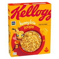 Kellogg's raňajkové cereálie s medovou príchuťou kolieska s medom 330g Z NEMECKA