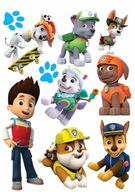 Veľká súprava fondánovej potlače tort PAW PATROL