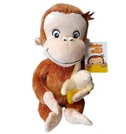 Zvedavý George Mascot Monkey 30 CM mäkký plyš s banánom Original