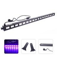 ULTRAVIOLET LED BAR svetelný pás 18X 3W