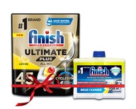 Finish Ultimate Plus Capsules 45 + Finish Cleaner Lemon