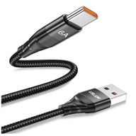 USB C rýchlonabíjací kábel 1m 6A 66W QC 3.0