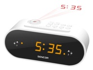 SENCOR SRC 3100 W FM rádiobudík Biely