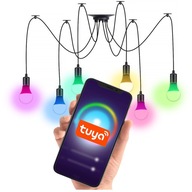 Ozdobná závesná lampa Spider FAREBNÁ WI-FI