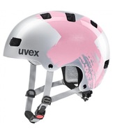 Cyklistická prilba Uvex Kid 3 Silver-Rose 55-58 L