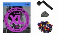 D'ADDARIO EXL120 STRUNY ELEKTRICKEJ GITARY +