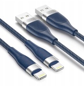 Sada 2 ks USB - Apple Lightning RAVIAD 3 m káblov