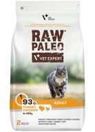 Raw Paleo Adult Cat 2 kg dospelé mačky morčacie a kuracie mäso