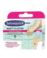 SALVEQUICK MED FOOT CARE Náplasť na bradavice 20 ks.